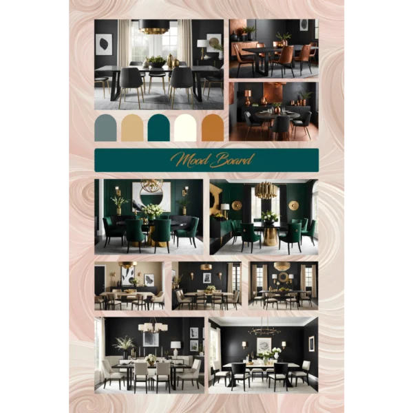 Bold Elegance Mood Board Kit
