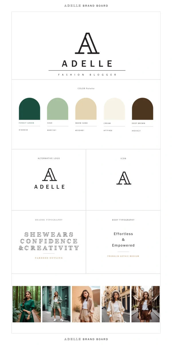 Adelle | Stunning Pre-Made Logo