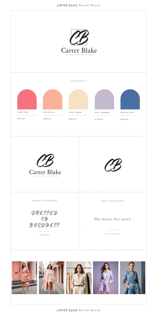 Carter Blake | Stunning Pre-Made Logo