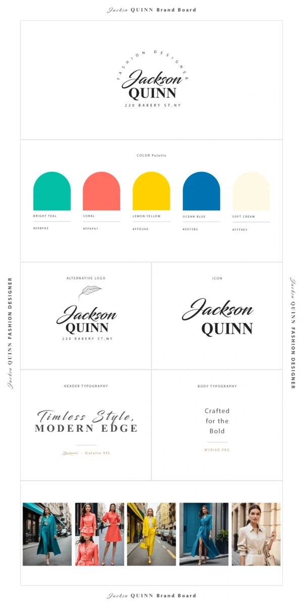 Jackson Quinn | Stunning Pre-Made Logo