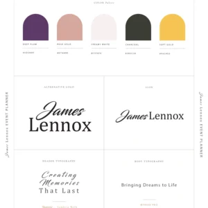 James Lennox | Stunning Pre-Made Logo