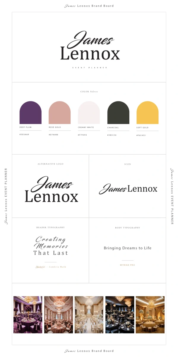 James Lennox | Stunning Pre-Made Logo