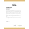 Gold Modern Letterhead
