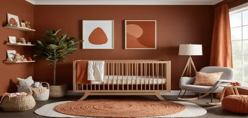 Cozy Terracotta Nursery Color Palette Ideas