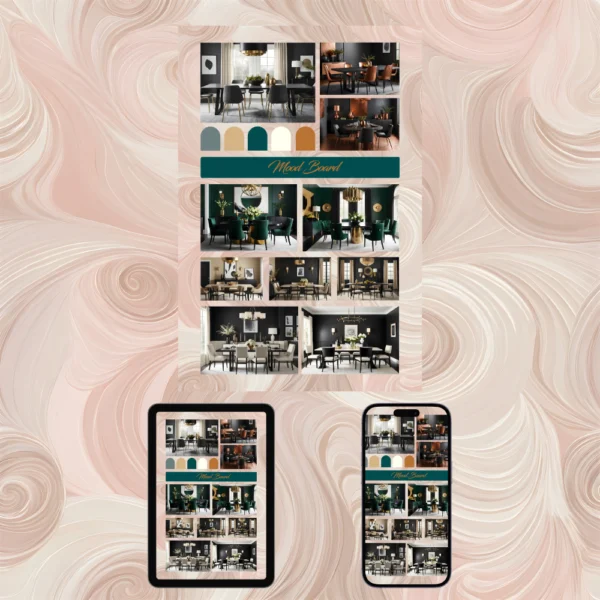 Bold Elegance Mood Board Kit