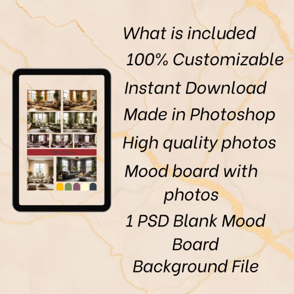 Bold and Timeless Mood Board Kit