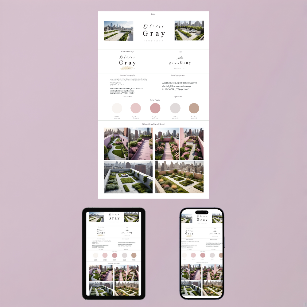 Oliver Gray Branding Kit