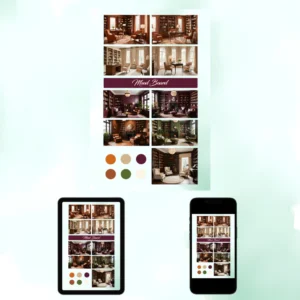 Warm Elegance Mood Board Kit