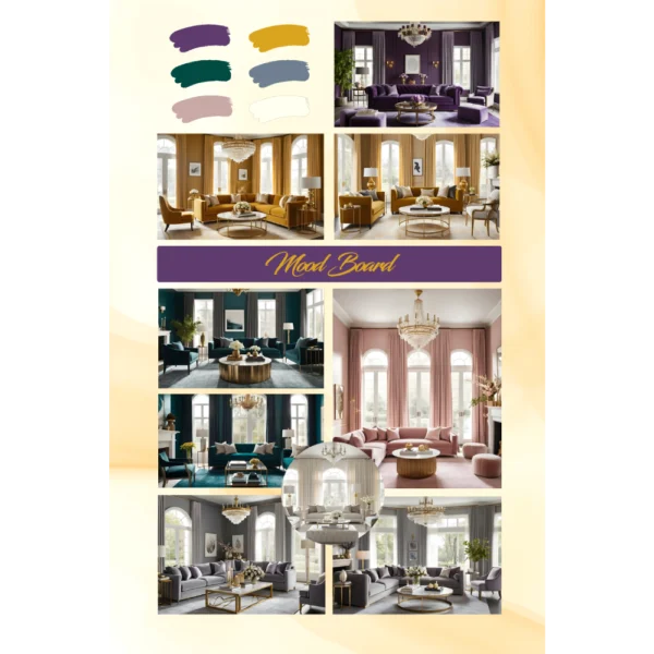 Luxe Harmony Mood Board Kit