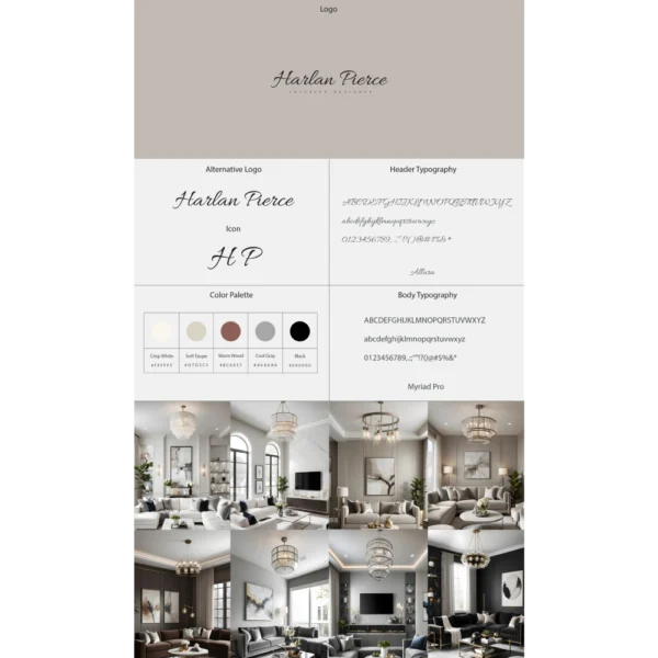 Harlan Pierce Branding Kit