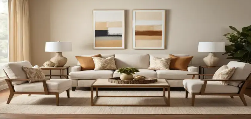 Warm Almond Color Palette for Cozy Living