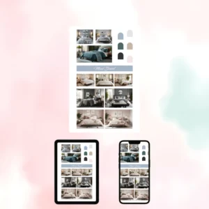 Gentle Blues Mood Board Kit