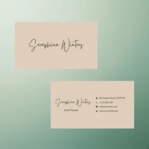 Seraphina Winters business card